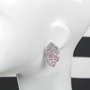 Noir Crystal Butterfly Earrings